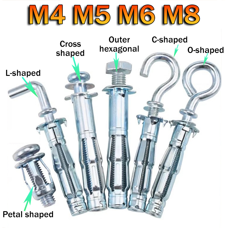Drywall Anchor Screw - M4 M5-M8 Drywall Anchor Plasterboard Cavity