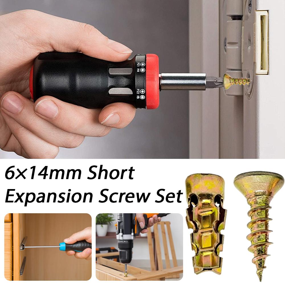 Drywall Anchor Screw - 30/50/100pcs Self Tapping Expansion Tube Drilling