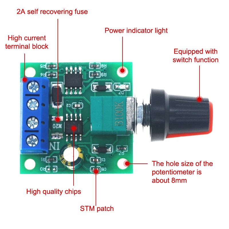 1Pcs Adjustable Speed DC Motor - Home Improvement In 评论和价格