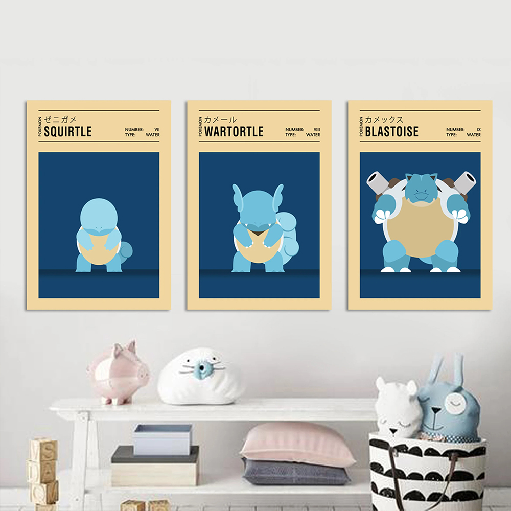 Retro Pokemon Minimalist Canva - Home Improvement Kids 评论和价格