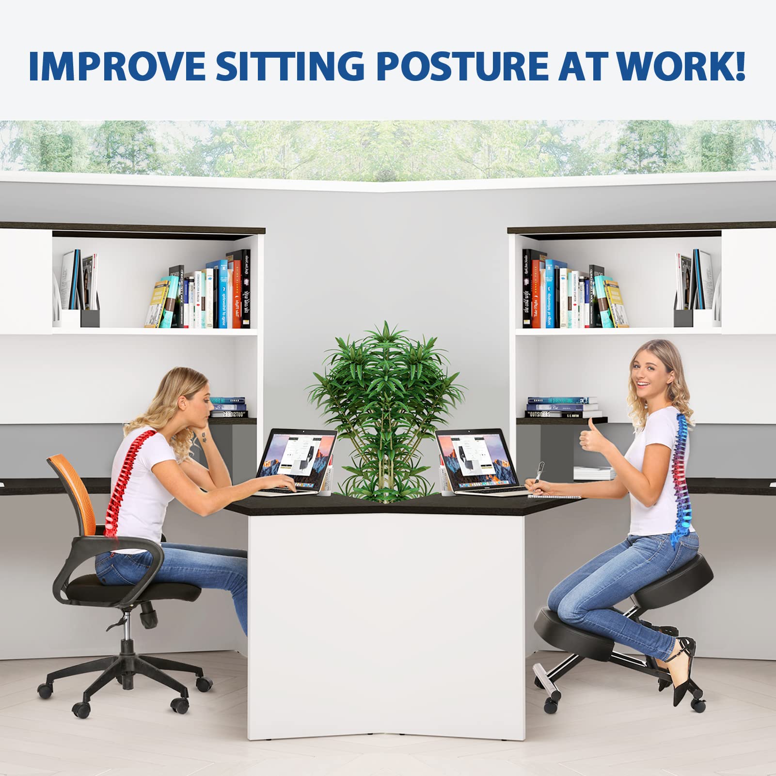 Kneeling Chair Ergonomic for O - Home Improvement In 评论和价格