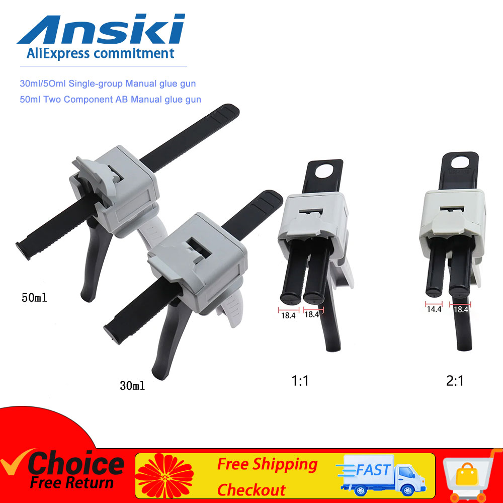 Manual1:1 2:1 10:1 glue gun Di - Caulking Gun Dispensing 评论和价格