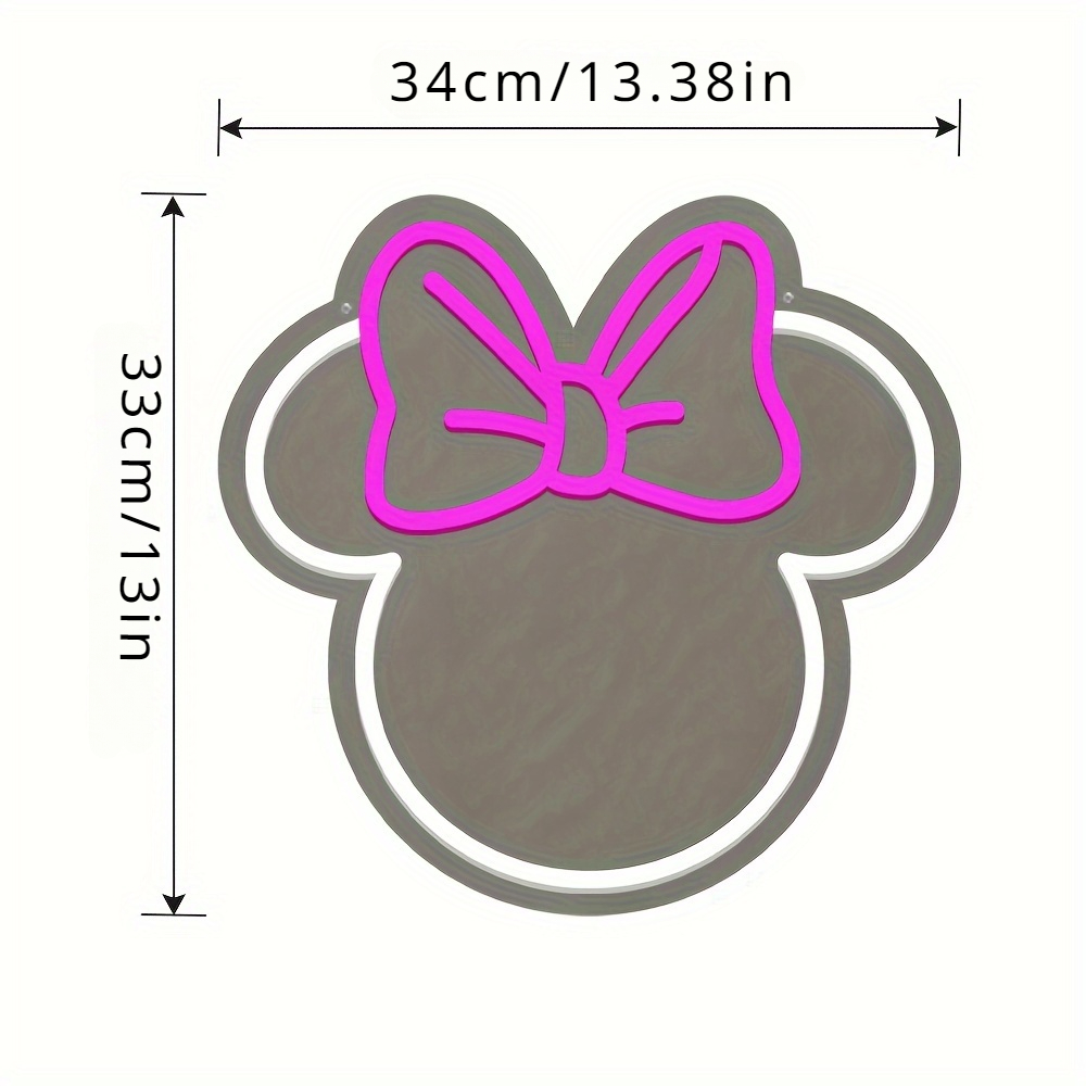 Disney Minnie Mouse LED Neon S - Home Improvement Kids 评论和价格