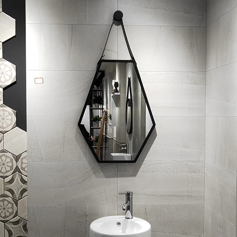 Black Bathroom Mirror Vanity A - Home Improvement Com 评论和价格