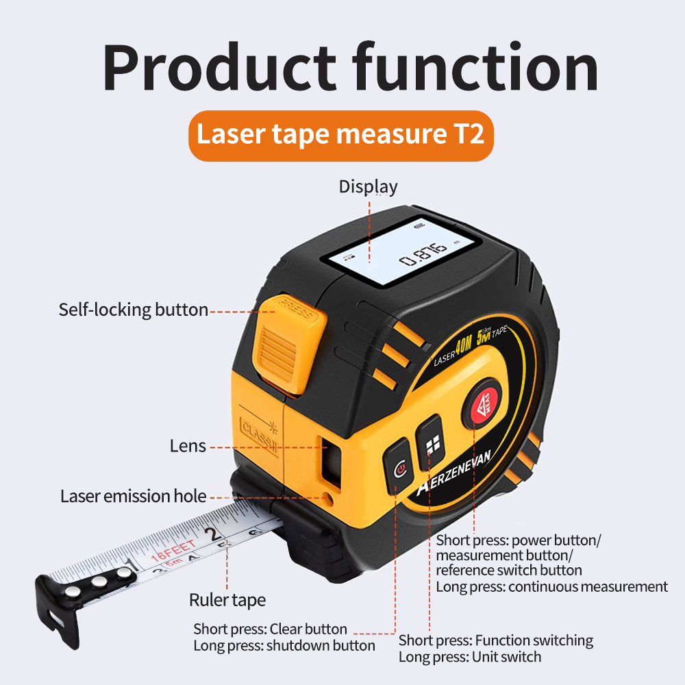 High-Precision Laser Tape Meas - Home Improvement Expo 评论和价格