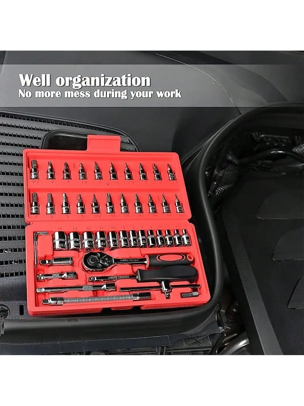 46 Piece 1/4 Inch Drive Socket - Home Improvement And Tools 评论和价格