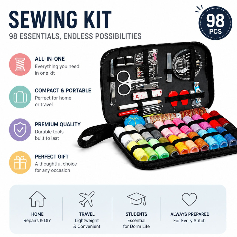 68/98PCS Sewing Accessories To - Home Improvement And Tools 评论和价格