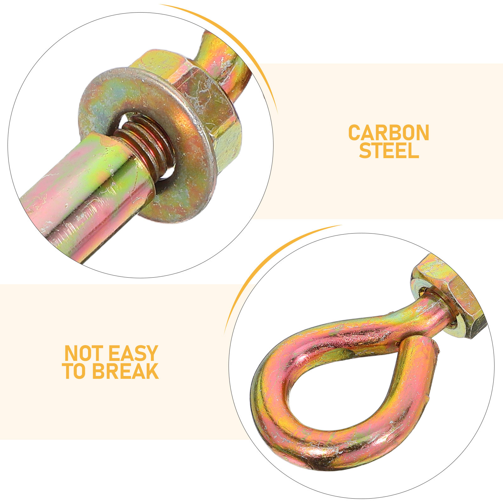 8Pcs Heavy Duty Carbon Steel E - Drywall Anchor Screw 评论和价格