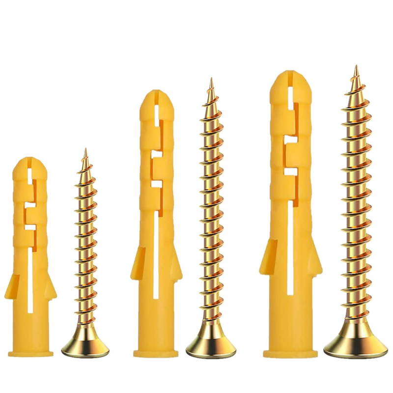 Plastic Screws & Bolts Kit Exp - Drywall Anchor Screw 评论和价格