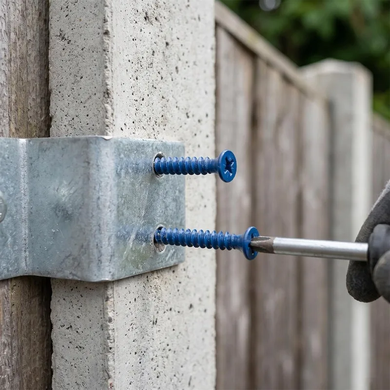 Concrete Screws Anchor Blue Fl - Drywall Anchor Screw 评论和价格