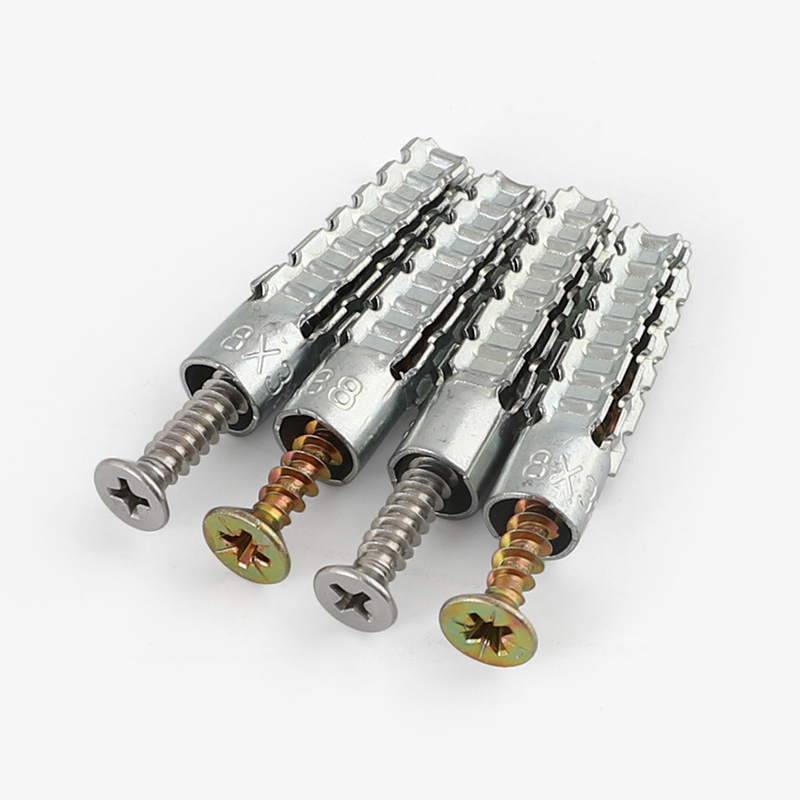 10-100Sets Metal Expansion Plu - Drywall Anchor Screw 评论和价格