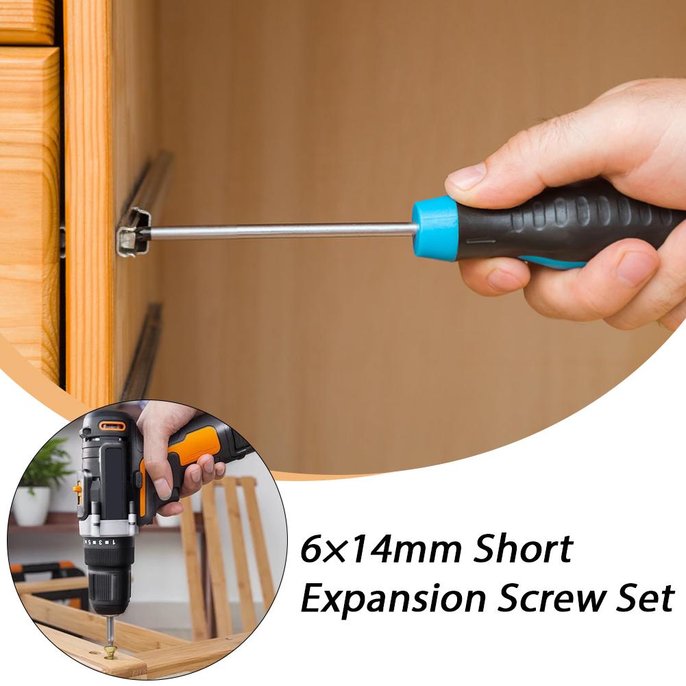 30/50/100pcs Self Tapping Expa - Drywall Anchor Screw 评论和价格