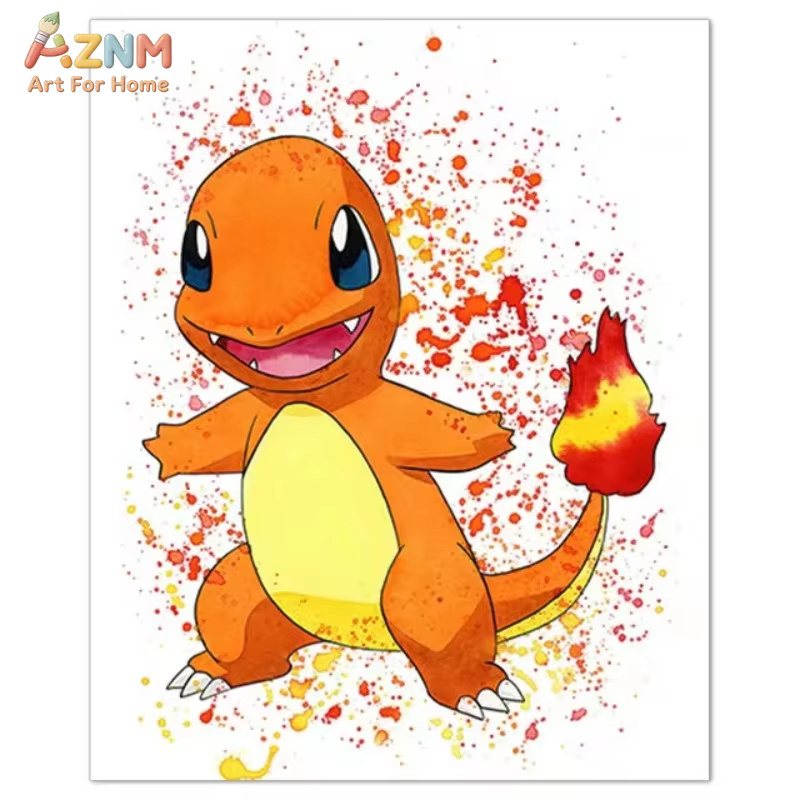 1PC ，Anime Pokemon Canvas Pain - Home Improvement Kids 评论和价格